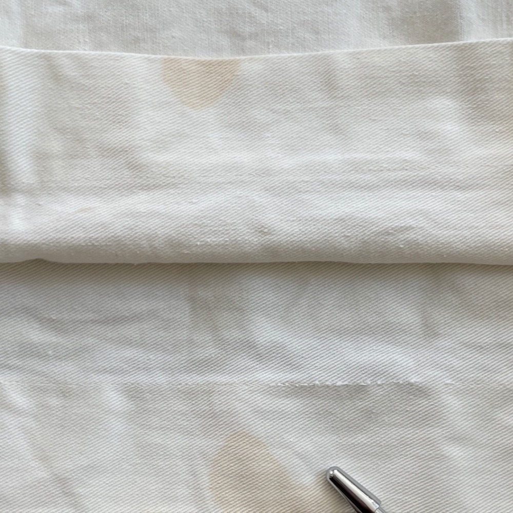 Vintage US NAVY Military Sailor White Long Sleeve Uniform Shirt Stencil Print - Picture 9 of 14